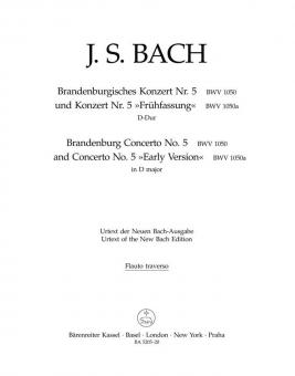 Brandenburgisches Konzert Nr. 5 und Konzert Nr. 5 