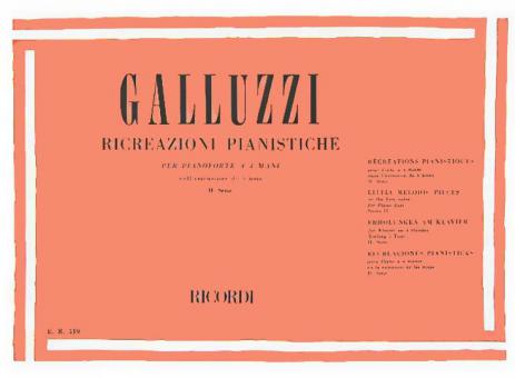 Ricreazioni Pianistiche Per Pianoforte a 4 Mani. I 