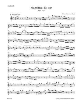 Magnificat Es-Dur BWV 243a 