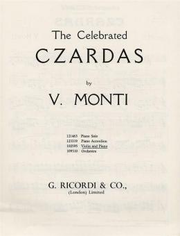 Czardas for Violin and Piano 