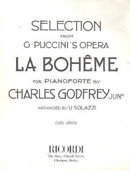 La Boheme. Selection Pianoforte (Godfrey) 