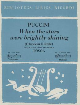 E Lucevan Le Stelle (Tosca) e / L Key Bm (T) 