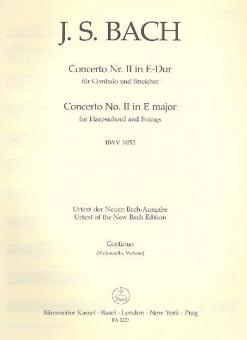 Concerto Nr. 2 E-Dur BWV 1053 