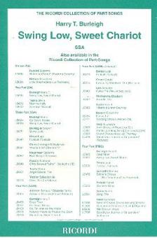 Swing Low Sweet Chariot Ssa 