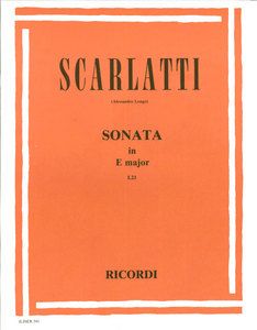 Piano Sonata in E L21 / K162 