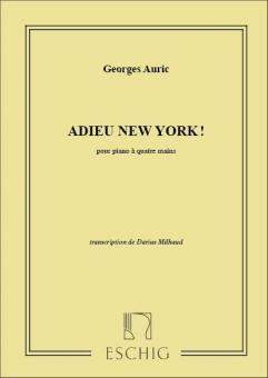 Adieu New-York 4 Mains 