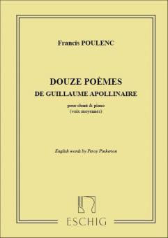 12 Poemes Mezzo / Piano 