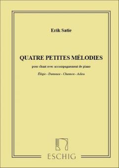 Quatre Petites Melodies, pour Chant Avec Accompagn 