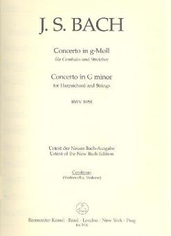 Concerto g-Moll BWV 1058 