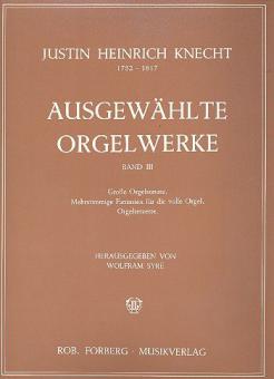 Ausgewählte Orgelwerke 