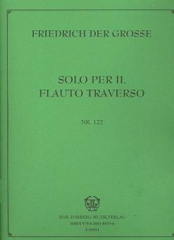 Solo per il flauto traverso, Nr. 122 