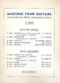 Danse Rythmique Guitare 