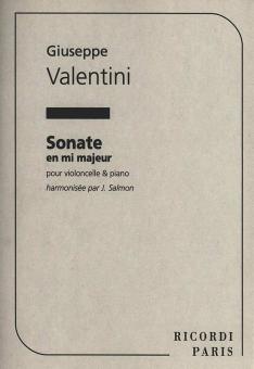 Sonate En Mi Violoncelle Et Piano (Salmon 