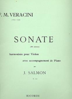 Sonate En Mi Mineur Violon et Piano (Salmon) 