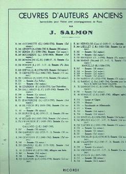 Gavotte Violon et Piano (Salmon) 