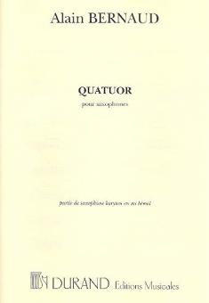 Quatuor, pour Saxophones Baryton En Mi Bemol 