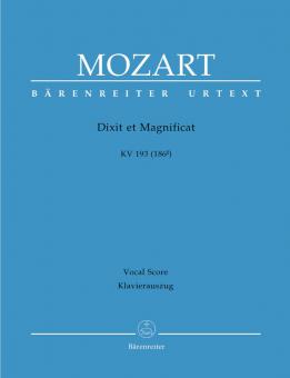 Dixit et Magnificat KV 193 (186g) Standard