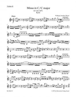 Missa C-Dur KV 220 (196b) 