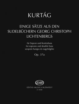 Einige Sätze aus den Sudelbüchern Georg Christoph Lichtenbergs 