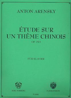 Etude sur un théme chinois, op.25,3 