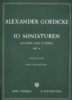 Zehn Miniaturen, op.8 
