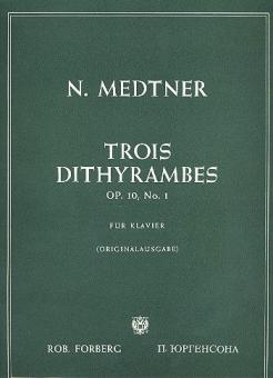 Trois Dithyrambes, op. 10 