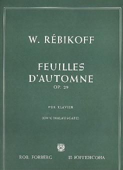 Feuilles d'automne, op.29 