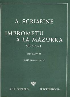 Impromptu à la mazurka, op. 7 