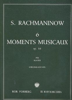 Six moments musicaux, op.16 