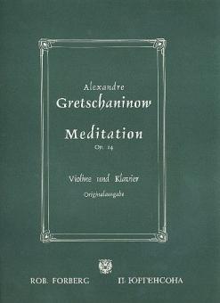 Méditation, op. 14 