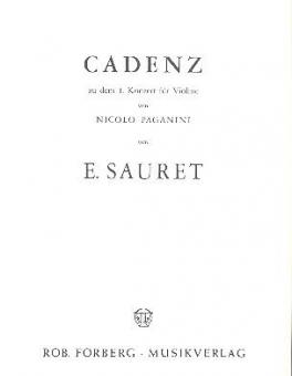 Cadenz zum 1. Violinkonzert von Paganini 