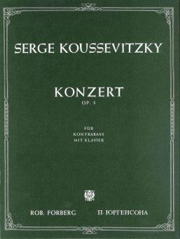 Konzert für Kontrabass und Orchester, op.3 
