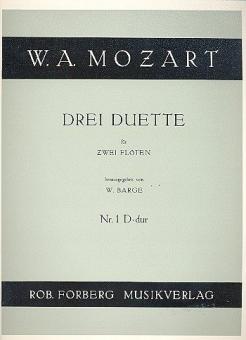 Drei Duette für 2 Flöten - Nr. 1 D-Dur 