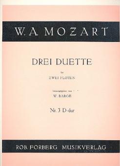 Drei Duette für 2 Flöten - Nr. 3 D-Dur 