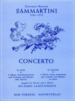 Concerto D-Dur für 2 Oboen und Orchester 