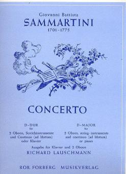 Concerto D-Dur für 2 Oboen und Orchester 