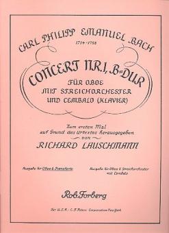 Konzert Nr. 1, B-dur für Oboe und Orchester 