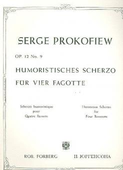 Scherzo humoristique, op.12,9 