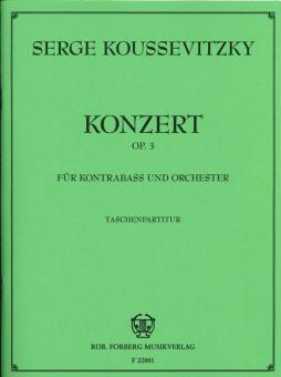 Konzert für Kontrabass und Orchester, op. 3 