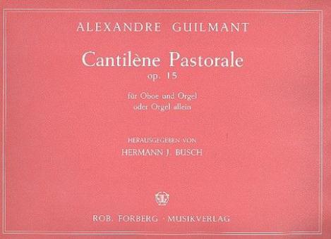 Cantilène Pastorale, op. 15 