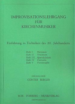 Improvisationslehrgang für Kirchenmusiker Heft 3 