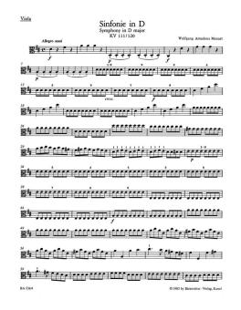 Sinfonie D-Dur KV 111, 120 (111a) 