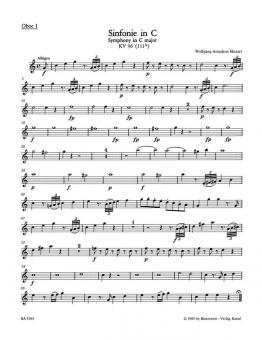 Sinfonie C-Dur KV 96 (111b) 