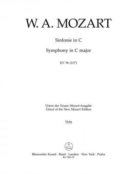 Sinfonie C-Dur KV 96 (111b) 