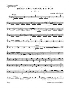 Sinfonie Nr. 11 D-Dur KV 84 (73q) 