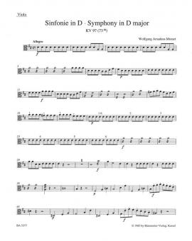 Sinfonie Nr. 47 D-Dur KV 97 (73m) 