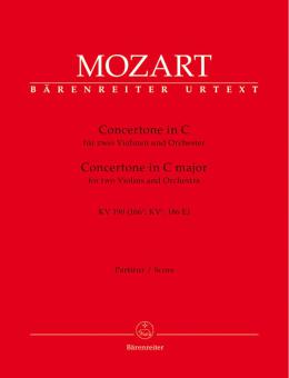 Concertone C-Dur KV 190 Standard