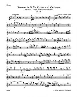 Konzert Nr. 16 D-Dur KV 451 