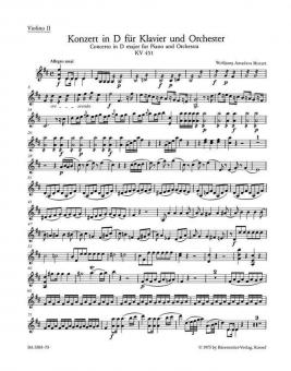 Konzert Nr. 16 D-Dur KV 451 