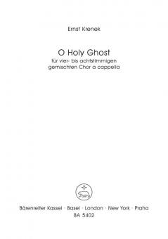 O Holy Ghost op. 186a Standard